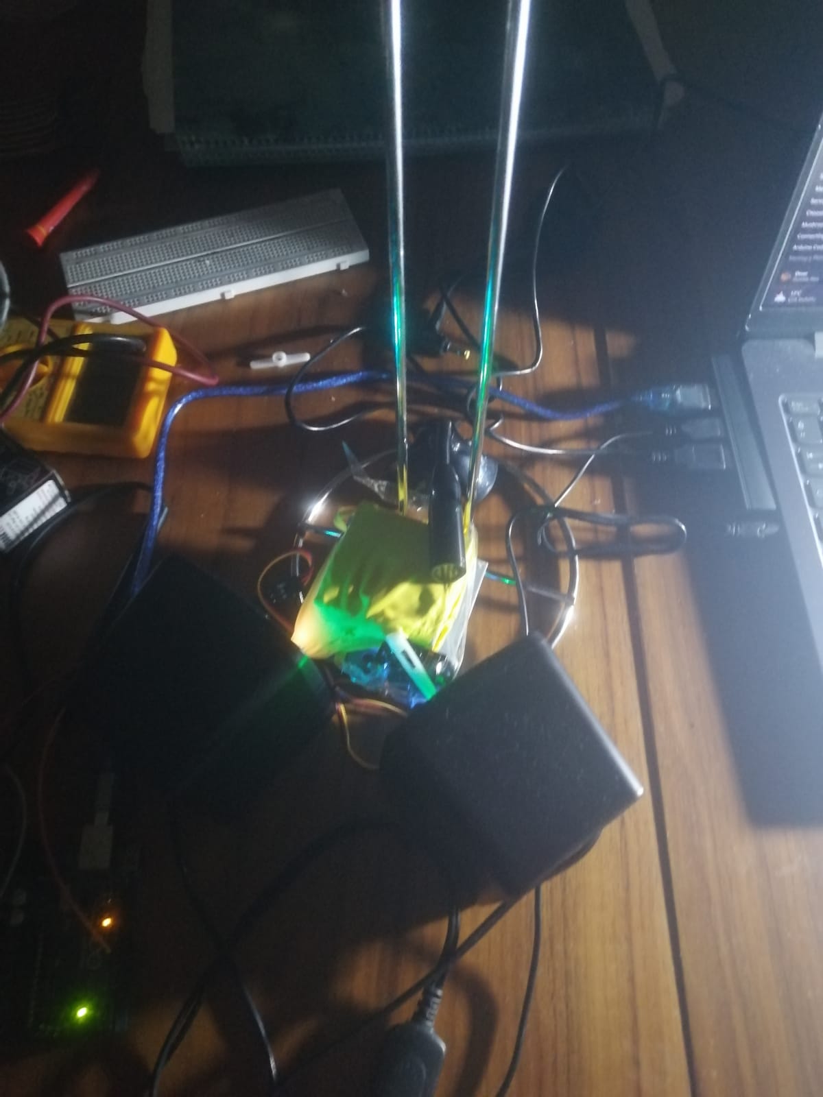 Cube experimental setup